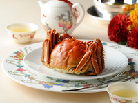 ランチ、ディナー【上海蟹コース（オス蟹のみ）】