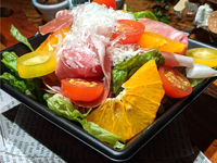 生ハムとオレンジのサラダ