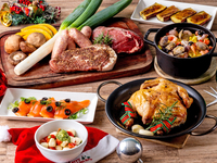 クリスマスパーティコース　乾杯スパークリングワイン＆アルコール飲み放題付き(12/1～12/25)