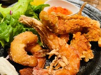 Eni揚げもの3種盛り