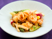 ほたて貝のXO醤炒め