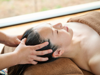 ヘッドトリートメント(アロマOR炭酸）　45分    Head Treatment(Aroma or Carbonic acid) 45 min