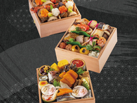 ①六つ葵　極三段重