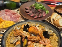  パエリアコース　【2時間飲み放題付】　 お一人様　5,500円(税込)