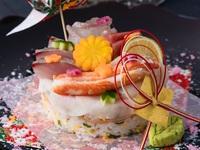 Sushi cake plan "Hana" (table seat)
