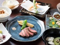 【白川コース】先付、八寸、など九品。お魚料理+お肉料理のフルコース