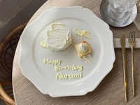 記念日プレートとカヌレセット　-センイルケーキ- 【4名様用】