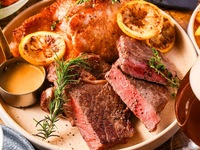 【2025忘年会】【2H飲み放題】(クラフトビール4種含ビール5種・スパークリングも) メインはUS産アンガス牛チャックアイステーキ！2025ベルオーブ贅沢コース...6,600yen 2名様~