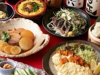 ボリューム◎うまかもんコース　【2H飲み放題付】8品4,500円（税込）