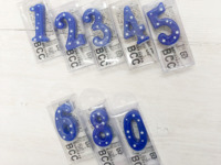 [Takeout] Number Candle Blue 1