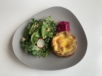 Quiche plate