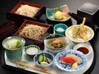 [Lunch] Two-color buckwheat noodles