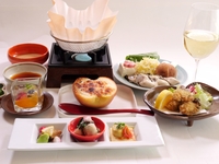 〈ランチ限定〉お昼かき やわらぎコース（ワイン付）