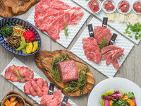 You can also enjoy non-Kuroge Wagyu beef, such as Oyama chicken and ice-temperature aged pork princess loin ★Aged beef casual course (13 items in total)★