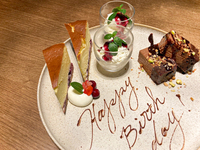 【アニバーサリーデザートプレート2名様分】