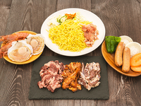★サンセット　BBQエンジョイプラン　大満足♡お肉＆シーフード(１０品)