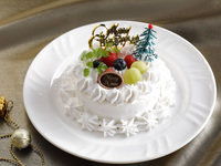 クリスマスケーキ（ホワイト）4号サイズ