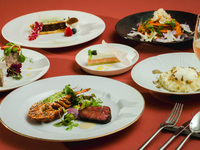 【Xmas2025】前菜2種＋トリュフ料理＋パスタ＋メイン＋クリスマススペシャルデザート＋カフェ