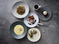 【STANDARD DINNER】전채 2종, 선택할 수 있는 파스타, 메인에 가마쿠라 햄을 즐길 수 있는 전 5접시