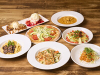 【PARTY  4people~】 Beverly Hills Course(Course with roasted garlic chicken) + 2 hours all-you-can-drink