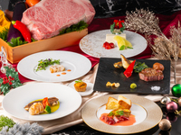 12月1日〜27日限定【Xmasコース・ステラ】～鉄板で仕上げる海鮮料理＆フォアグラ、A5ランク和牛をメインに〜
