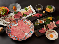 Private room [Recommended "Miyabi" 11 dishes] ◆ 2.5 hours system A lot of delicious rice dishes. Enjoy Yukimuro Aged Wagyu Beef