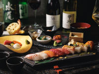 ランチ【極KIWAMI】寿司おまかせ9貫コース 6600