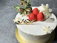 結びと苺とクリスマス　４号サイズ (3~4名様)