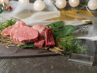 ❶【Xmas限定 35,000円コース】  【12/22〜25限定】希少メス牛のヒレカツサンド×黒毛和牛タン・ハラミ｜岐阜県・曽我さんの特別栽培米“いのちの壱”（都内唯一）のシャトーブリアン トリュフ丼｜苺パフェで締めくくる聖夜の特別コース