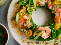 【LUNCH(平日限定)】スペシャルリースサラダセット(スープ・ドルチェ付)