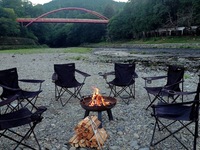 Bonfire Plan — available for a minimum of 1 adult. The bonfire takes place on the riverbed (within the paid fire-use area). Our staff will handle equipment setup and pack-down. Specific locations cannot be requested. Please separate your waste and carry it to the collection point.