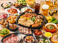 ★★★牛・豚・鶏　肉食べ放題BBQコース★★★