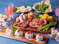 【お花見パーティプラン】滞在3時間+乾杯にスパークリングワインロゼボトルプレゼント♪(3/16～4/12)