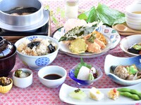 彩膳(金時草と帆立)　