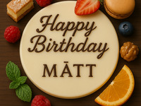 記念日メッセージプレート