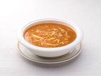 【アラカルト】16.上海蟹味噌入りフカヒレスープ　中盆