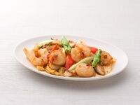 【アラカルト】23.帆立と小海老のＸＯ醤炒め　中盆