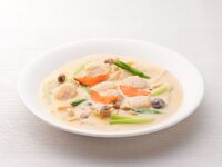 【アラカルト】24.帆立と野菜のミルク煮　小盆