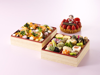 【グランビレッジ会員様・店頭お渡し】　母の日二段重・苺タルトセット　【カード決済用】