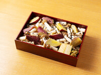 薩摩芋と茸のおこわ風御飯