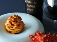 Winter-only "Crab" seasonal dinner course