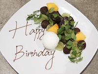 【Option】アニバーサリープレート　平日夜の部