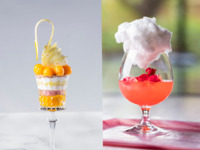 パフェ・スワン・プリンシパル＆ピンクレモネード