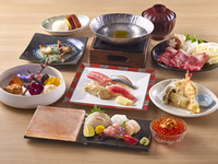 大海原コース  1ドリンク＆デザートプレート 付