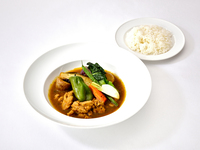 大豆ミートと彩り野菜のスープカレー