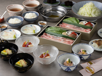 [Lunch - Individual hot pot dashi shabu-shabu] Celebration banquet "Iwai" (Specially selected pork) *Reservation required by the day before