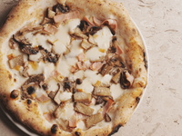 Prosciutto cotto e funghi