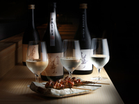 【WEB限定お得なセット】八百万コース+日本酒3種飲み比べ