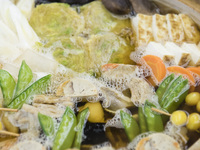 鮟鱇 漁師鍋(肝味噌仕立) (Bコース)