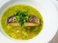 "Fish Dish"  with all you can drink beverages